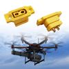 XT60 Fixed Mount Battery Soldering Connector Fixable XT60E-F Gold Plated Adapter Plug Dust Cover for Model Drones