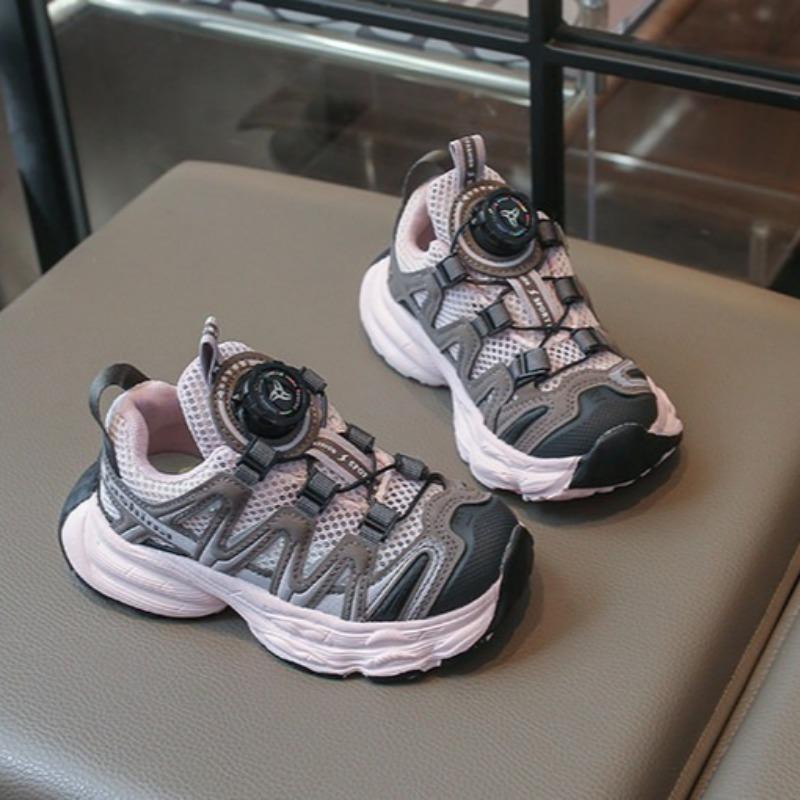 Summer Kids Sneakers Breathable Mesh White Shoes Boys Running Dad Shoes
