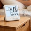 Temperature Humidity Meter Clock Temperature Format And Celsius For Home Office