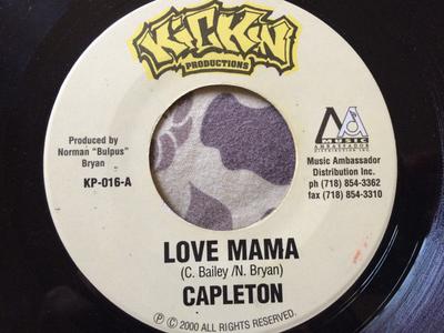 7-Zoll Schallplatte CAPLETON - Love Mama KP016 Kickin Producti 2001 US Reggae, Ska & Dub Gebraucht
