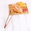 Bamboo Salad BBQ Snack Clamp Kitchen Tools Food Clip Toaster Tongs Cooking Utensils