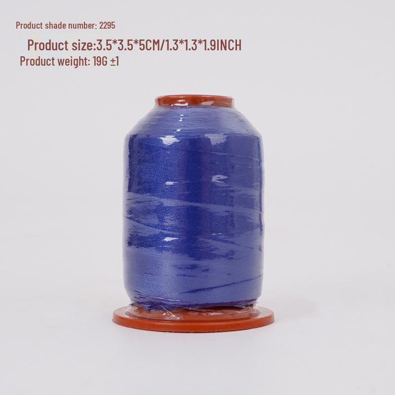 Polyester Sewing Thread: 100 Colors, 500 Yards, Fine Two-Strand, High-Speed, for Hand Sewing