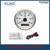 ELING 85mm Newest 3K 4K 6K 7K 8K RPM Tacho Tachometer Gauge REV Counter with Hour Meter Red Backlight for Ship Truck 12V 24V