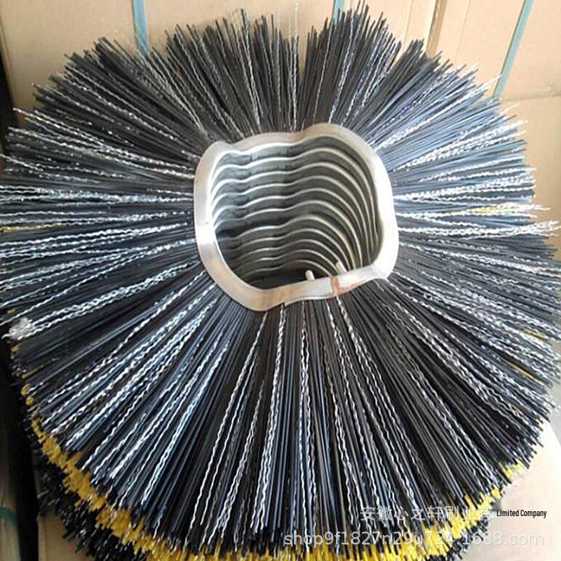 Custom Snow Sweeper Brushes: Concave-Convex Sanitation Brush Pieces Inner 80~Outer 400