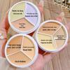 Makeup Xixi Clean Skin 3-Color Long-Lasting Concealer Palette for Freckles, Blemishes, Scars & Dark Circles.
