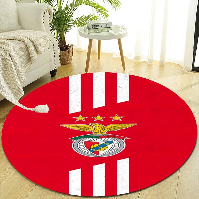 Personalized B-Benfica Round Chair Office Rug - Perfect for Mat, Office Chair & More - Ideal Gift for Birthdays and Holidays