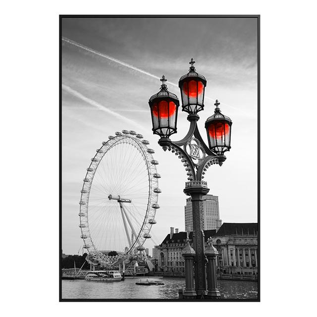 Modern Building Landscape Wall Art Pictures Canvas Painting Paris Eiffel Tower Poster For Living Room Wall Decorative Home Decor