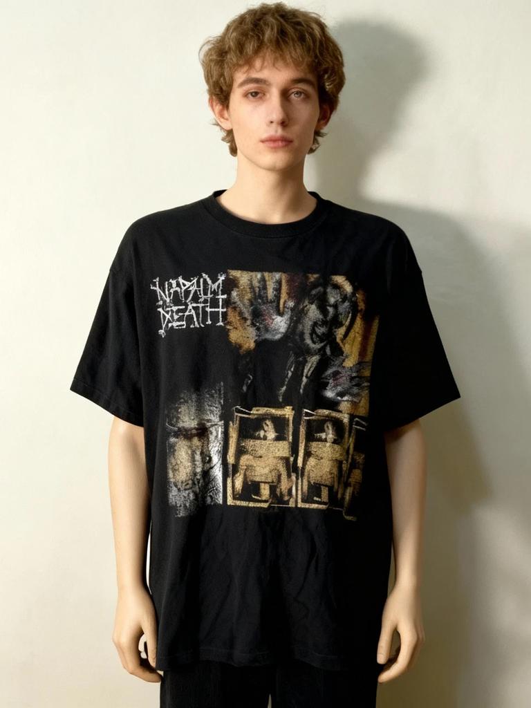 NWT 2003 Napalm Death Enemy Of The Music Business Tour t-shirt