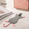 3D Printed Book Markers Funny Squished Mouse Bookmark, Cute Page Holder for Eco Friendly Pla Bookmarks Lovers, Novelty Reading Accessory, Unique Desk