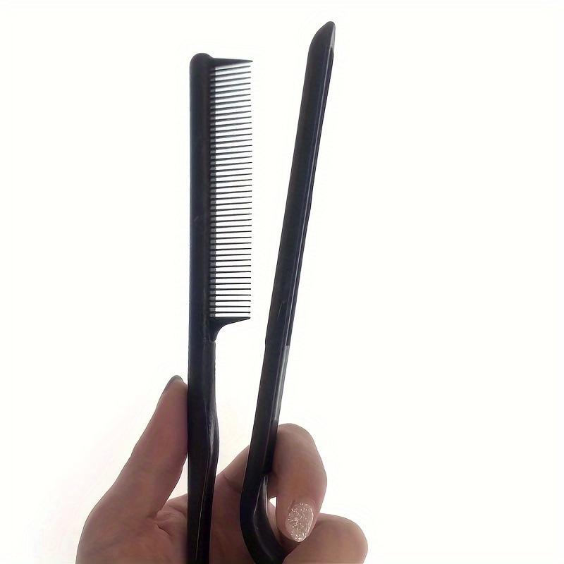 Hairdressing V-Comb Messy Hair Finishing Straightening Splint Comb - Hair Styling Tool Clip special for  hair wigs