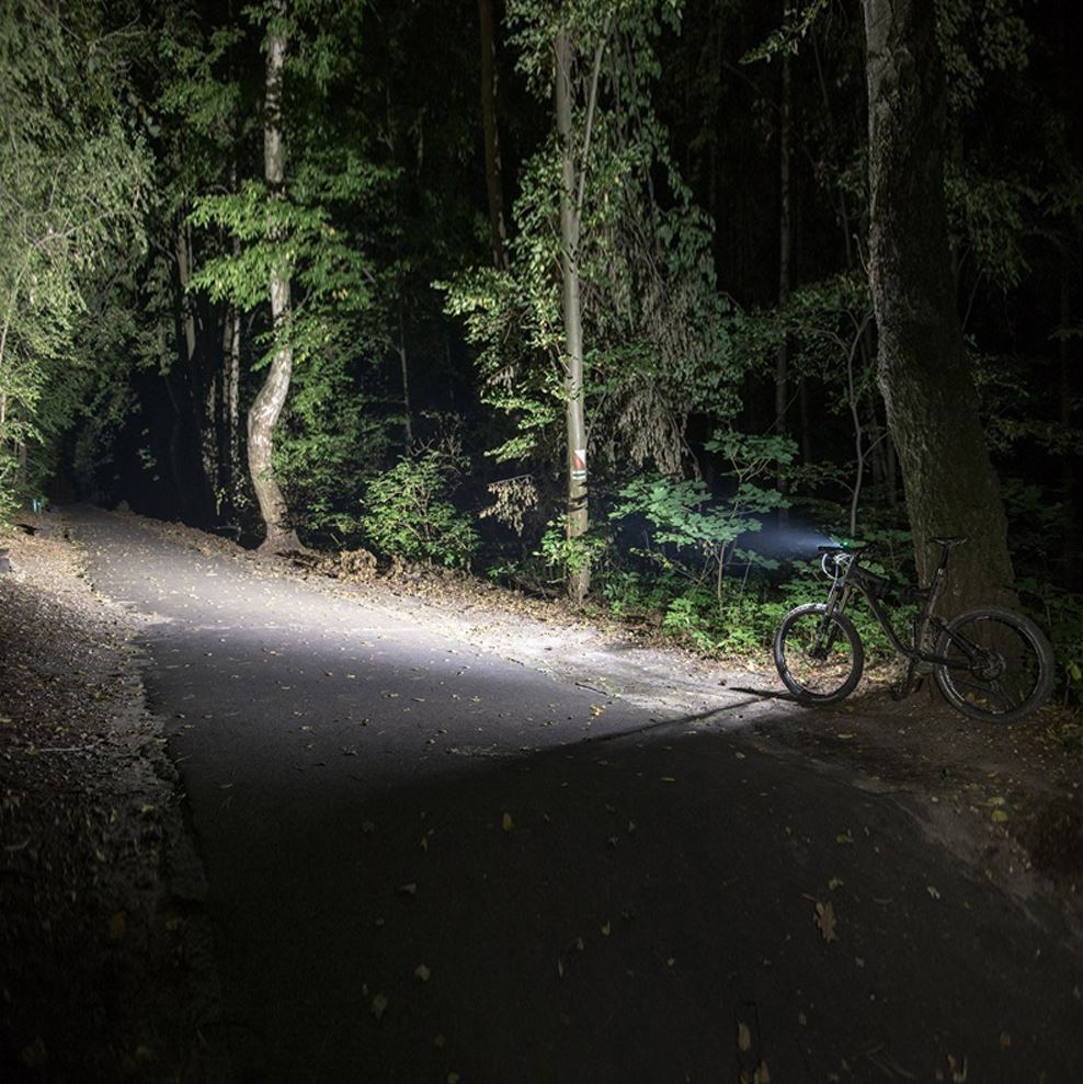 Lamp strong LED bike lights front + rear USB light set bike flashlight