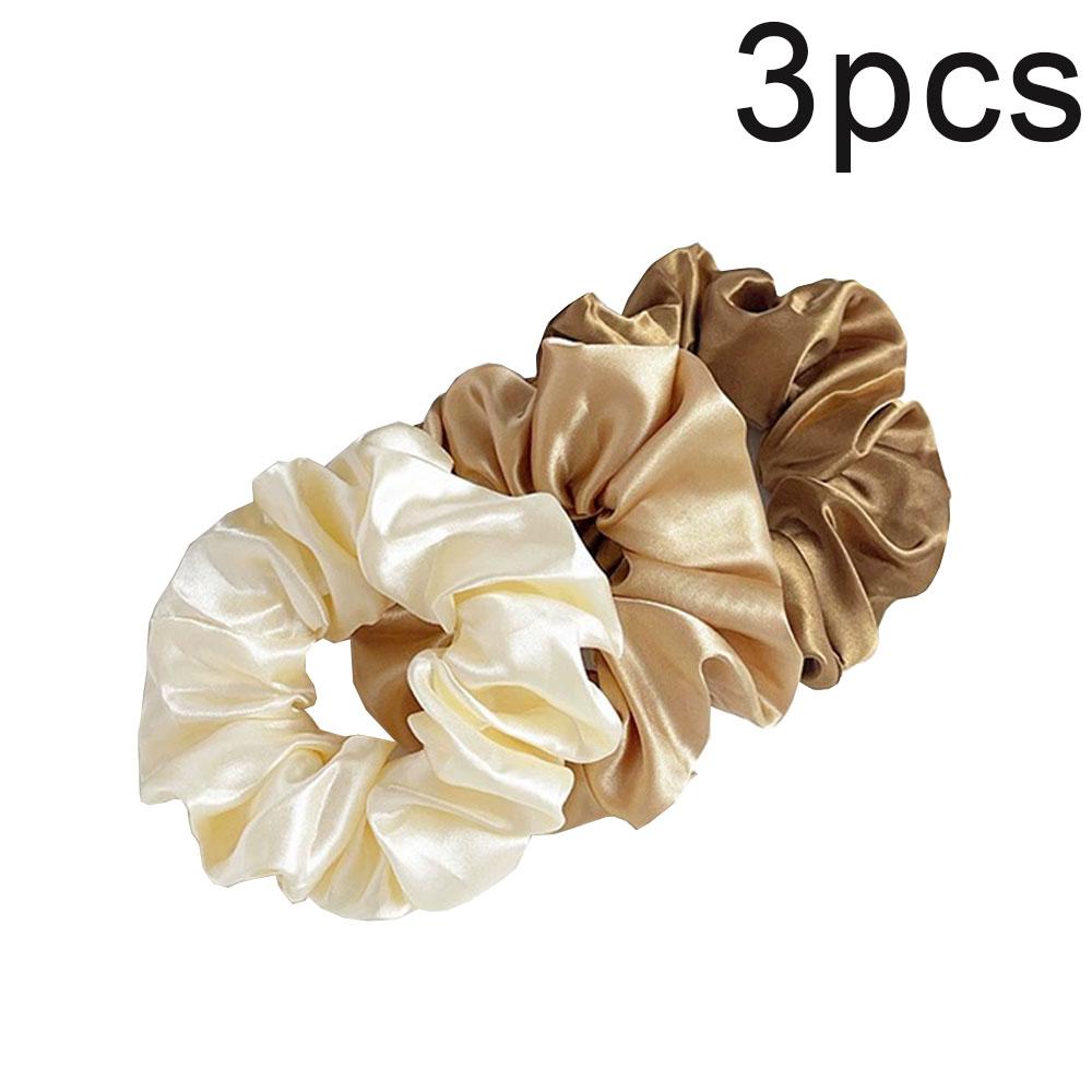 1/3pcs Girls Elastic Hair Band Ponytail Holder Ties Rubber Bands Fashion Women Accessories Solid Scrunchy