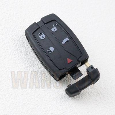 5 Boutons Coque de Remplacement pour Clé Intelligente de Voiture Coquille Porte-Clés pour Land Rover Freelander 2 3 Avec Mots