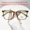 Oversize Big Frame Round Glasses Prescription Spectacles Myopia -0.5 To -6.0 Hyperopia +0.5 To +6.0