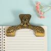 Vintage Zinc Alloy Page Antique Bookmarks For Book Lovers Vintage Flower Bookmark Engraved Flower Book Clip Page Holder
