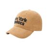 MLB Cotton Baseball Caps Unisex Brown Fashion 3ACPWC236