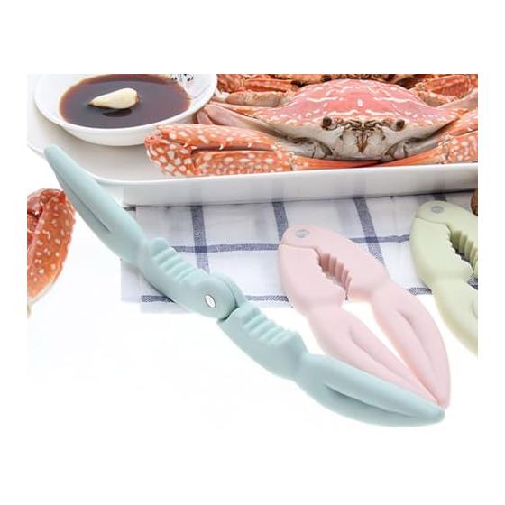 TIDTALEO Pink PP Plastic Crab Leg Crackers Kitchen Goods with Chestnut Peeler Function, Perfect for Christmas and Home Parties, Convenient Kitchen