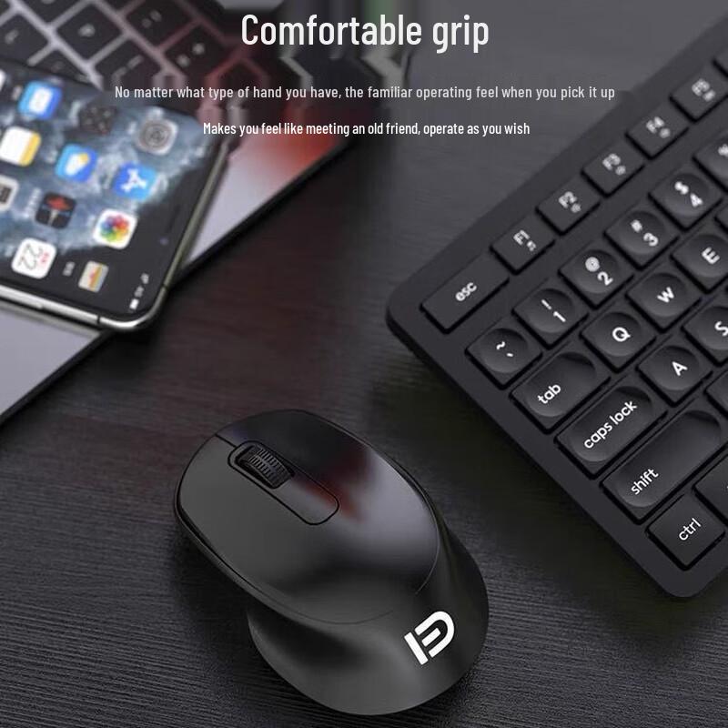 BIAZE Ultra-thin Silent Wireless Keyboard Mouse Combo