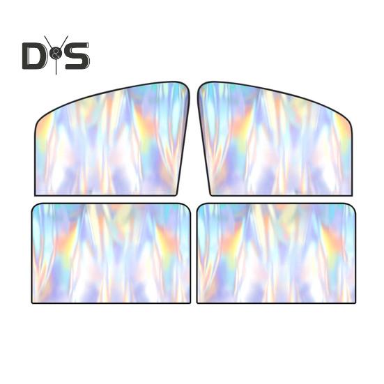 

1/4 шт. солнцезащитные шторы на окна автомобиля, магнитные детские шторы на заднее окно для защиты от ультрафиолета, дышащая сетка, солнцезащитные шторы, складные шторы для большинства транспортных средств 4pcs