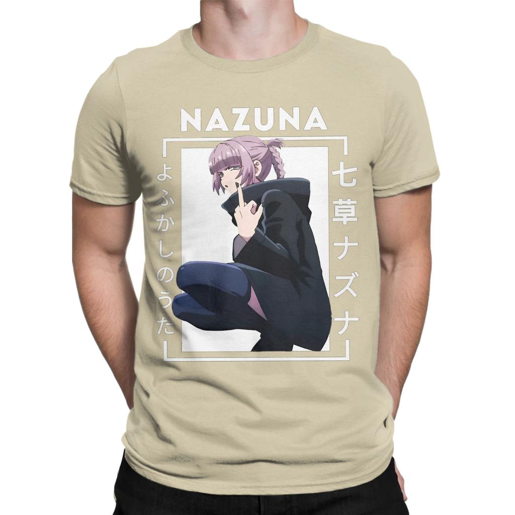 Printed Call of the Night Nazuna Nanakusa T Shirt For Unisex  Cotton Tee Shirt Short Sleeve Clothes