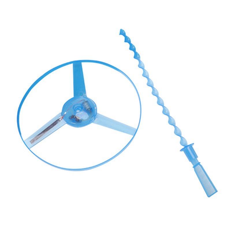 New Colorful Hand-push Flying Saucer Flying Disk Night Market Hot-selling Flying Fairy Children's Toys