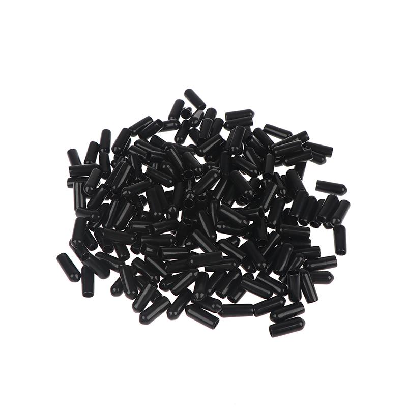 200 Pezzi Protezioni Filettate per Tubi in Plastica Tappi Terminali a Vite in Gomma PVC Resistente Coperchi Mozzo per Raccordi Hardware