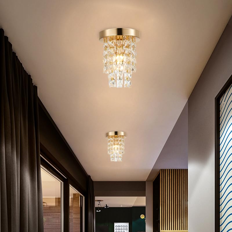 Chikazari Ceiling Light Ceiling European Classic for Living Dining Restaurant - Antique, Stylish, Retro, Glass, Crystal, Chandelier, Lighting,