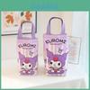 Guarda-chuva de Copo com Padrão Hello Kitty Cinnamoroll My Melody Bolsa de Lona para Armazenamento para o Trajeto