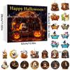 2026 Halloween Witch, Ghost & Goblin Countdown Calendar with Acrylic Pendant Blind Box