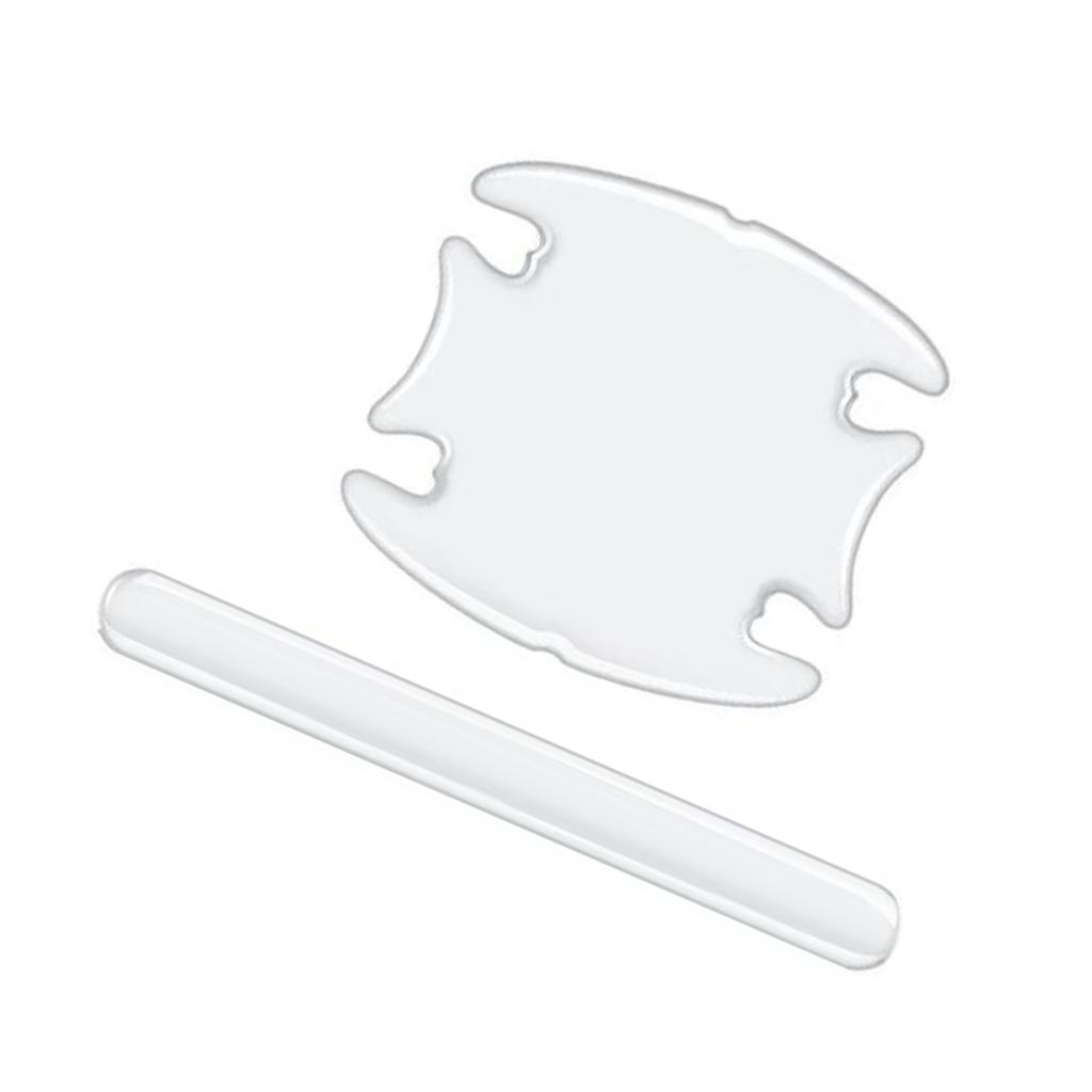 8pcs   Clear Car Door Handle Cup and Handle Protector Film Scratch Guard Sticker for Most Vehicles