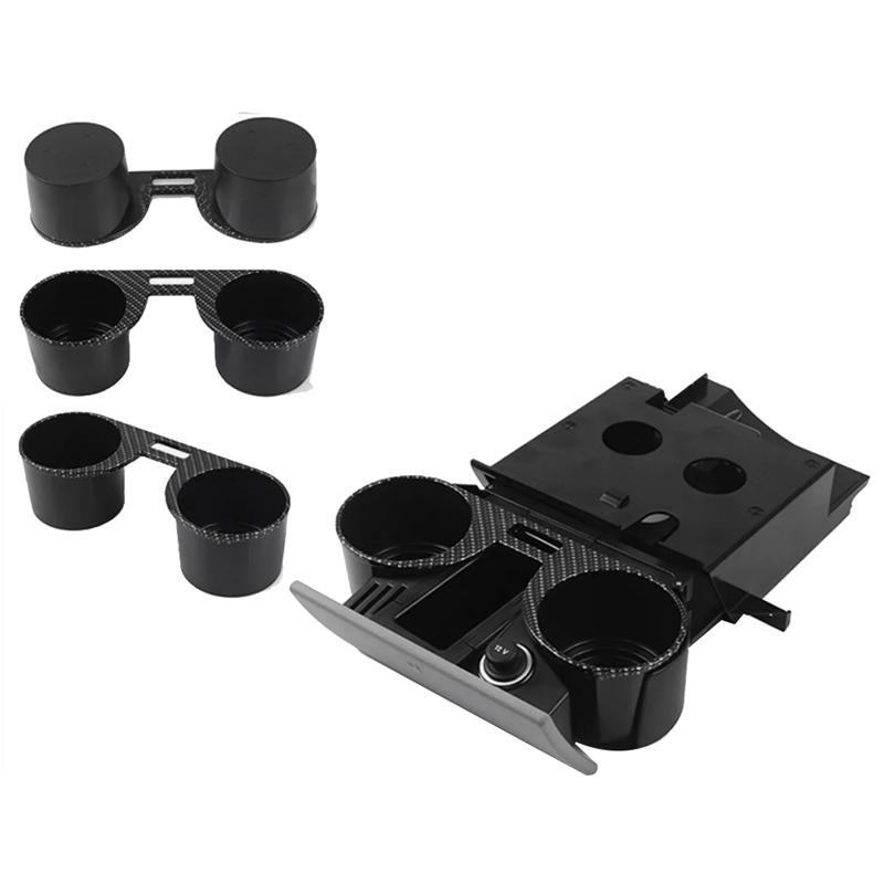 Efficientt-Car Front Drink Water Cup Holder Cup Holder Insert Coin Holder 7H285860130T For VW T5 T5.1 Transporter 2003-2015