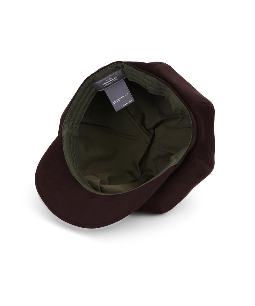 Eondeokeonteulolseutyudio Suede Hunting Cap Castro Beret / T Suede / D Wine