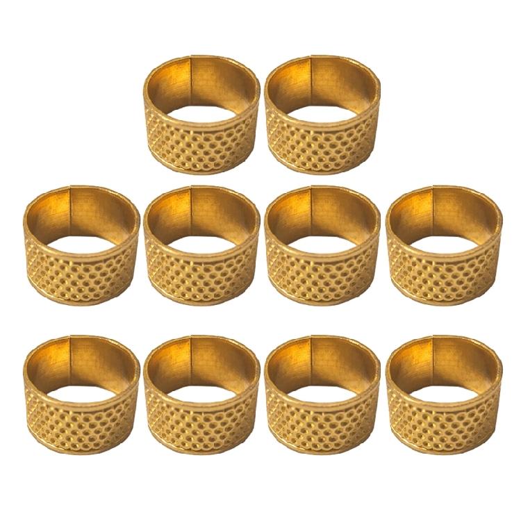 Finger Protector Fingertip Thimble Metal Sewing Thimble Shield Rings Accessories