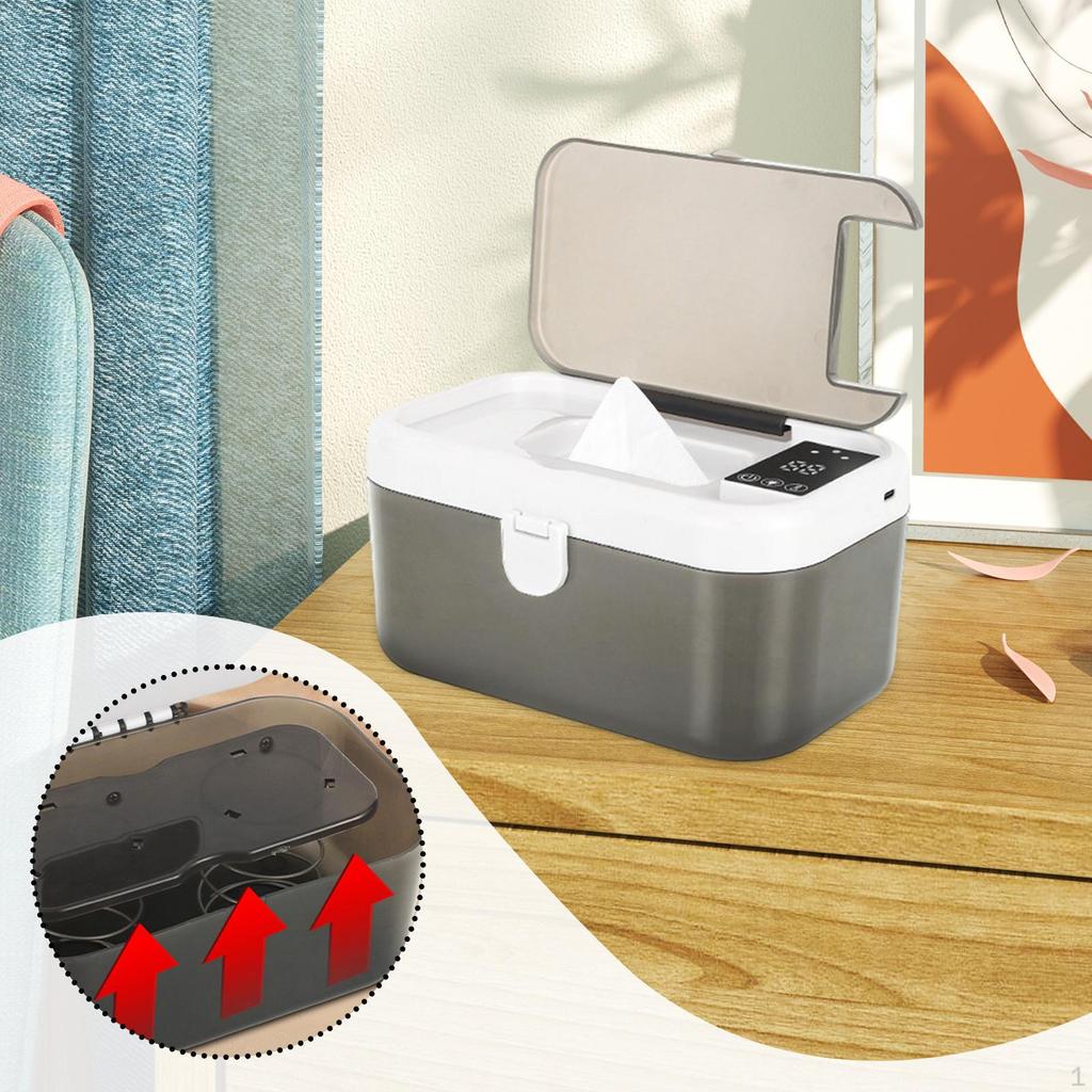 Wipe Warmer Wipes Heater Night Light Convenient Evenly Wet Machine Diaper for Car