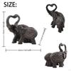 Couple Elephant Figurine for Desktop Decoration And Home Display