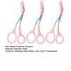 1/2/3Pcs Eyebrow Trimming Scissors with Comb Stainless Steel Non-Slip Precision Eyebrow Trimmer Men Women Brow