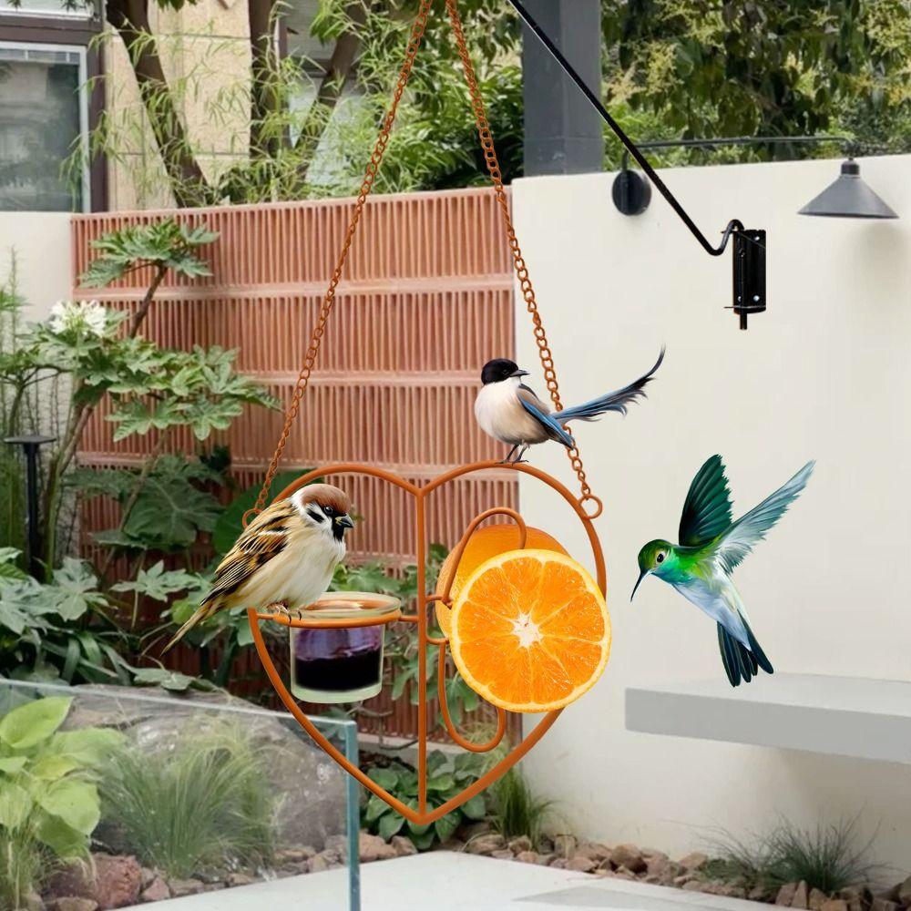 Jelly Feeder Tray Bird Feeder Orange Holder Jelly Feeder Hummingbird Feeder For Small Birds