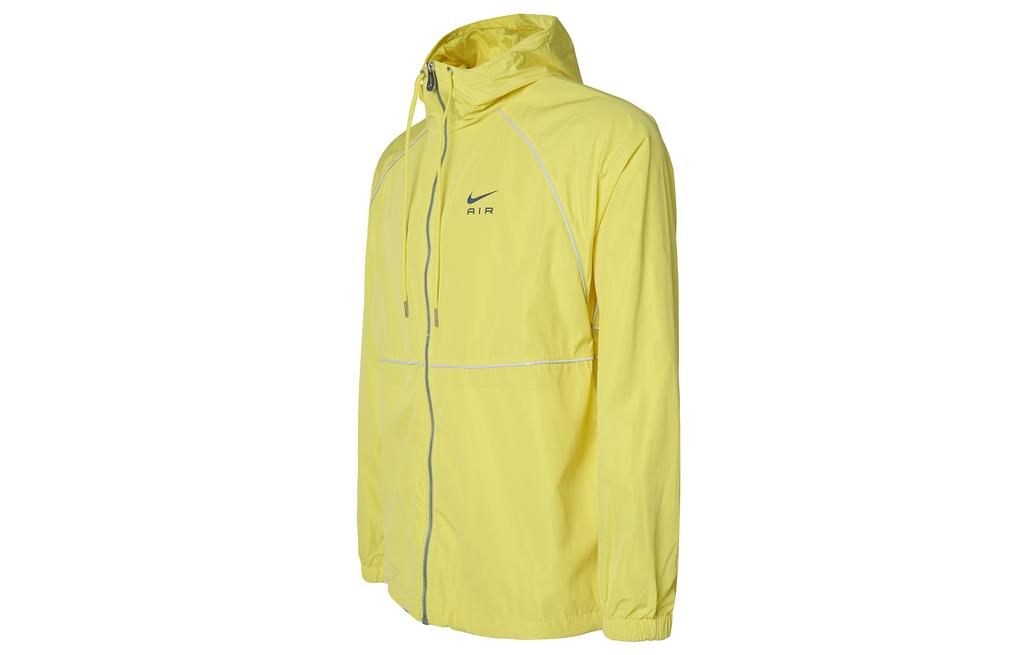 Nike Logo Print Woven Windbreaker Jacket With Hood And Zipper DQ4214-765