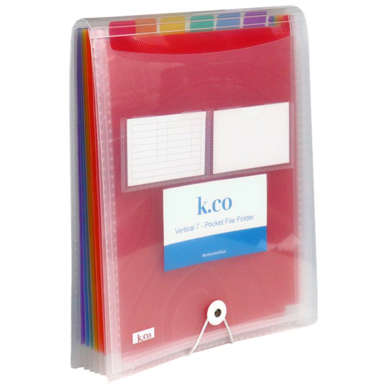 Student Test Paper Clip File Holder Large Capacity Folder A4 Material File Storage Category Folder Bill Bill Folder Pp