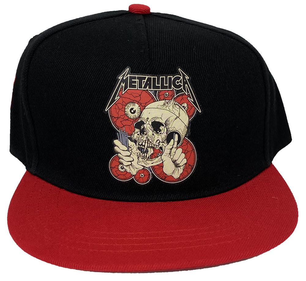 

Metallica Shortest Straw Snapback Официальная кепка [Drag Train] Шляпа, чёрный