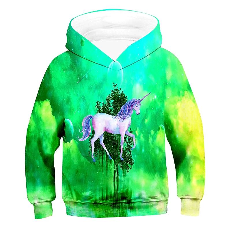 

Children s Fashionable Printed Hooded Sweatshirt Casual Sportswear 160