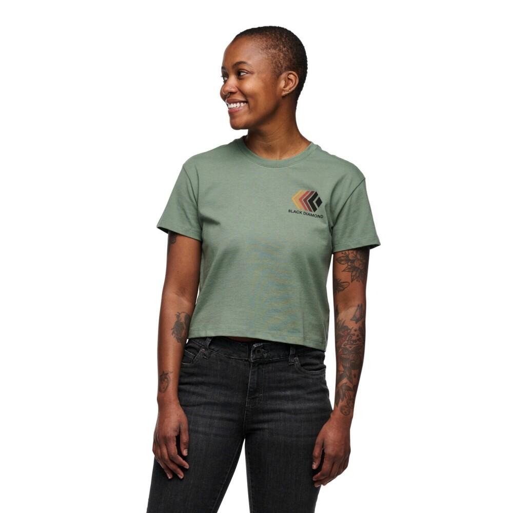 Beullaegdaiamondeu Faded Crop Top Womens /Pawap752447