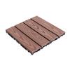 Waterproof Anti-Corrosion Outdoor Wood-Plastic Garden Flooring for Easy Self-Laying 
