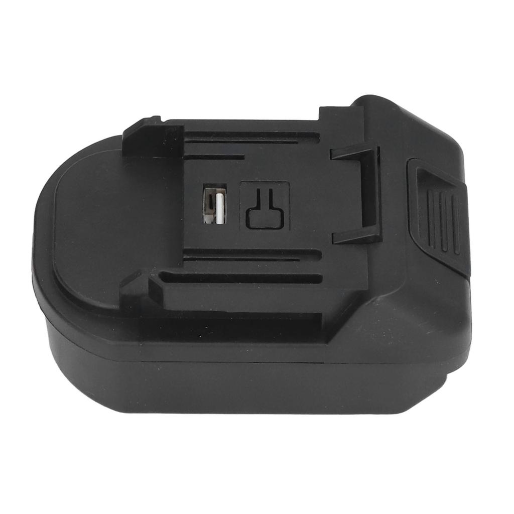 Battery Adapter ABS Short Circuit Protection with USB LED Light Battery Converter for 18V To 21V