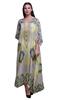 Phagun Tie & Dye Shibori Ladies Plus Size Kaftan Summer Wear Beach Coverup Kimono