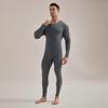 Hengyuanxiang Men's Cotton Antibacterial Thermal Underwear Set