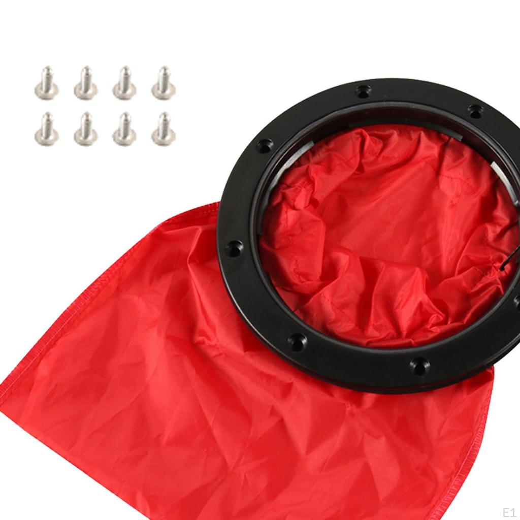 Boat Hatch 6 Inch Black Round Non Slip Inspection with Detachable Cover Replacement Hatches
