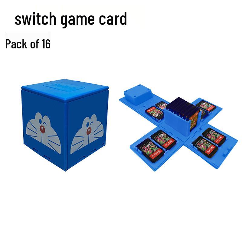 Switch OLED Console Game Card Storage Case - Large Capacity Folding Cartridge Holder