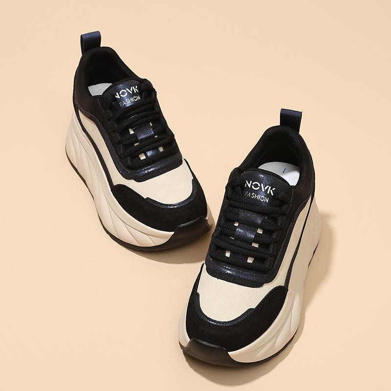 New dad shoes women's spring platform heightening sports shoes women's casual shoes versatile retro children