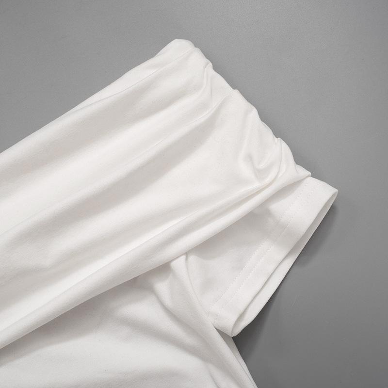 Autumn Backless One-Shoulder Shirred Top for Women